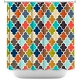 thumbnail image 1 of Shower Curtains - DiaNoche Designs - Earthy Quatrefoil, 1 of 1