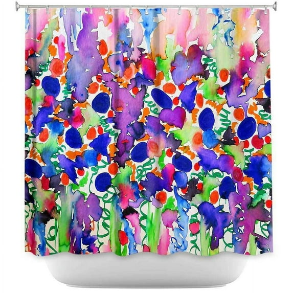 Shower Curtains - DiaNoche Designs - Elegance Garden