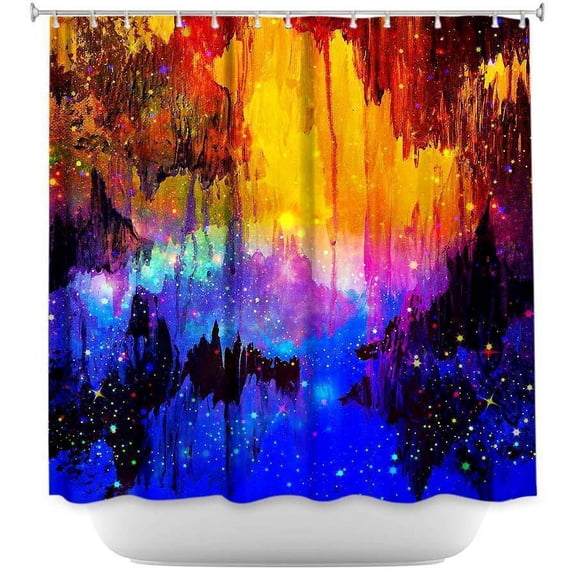 Shower Curtains 70" x 73" from DiaNoche Designs by Julia Di Sano - Misty Cavern