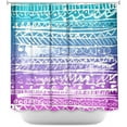 thumbnail image 1 of Shower Curtains - DiaNoche Designs - Pastel Ombre Aztec, 1 of 1