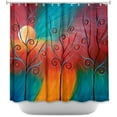 thumbnail image 1 of Shower Curtains - DiaNoche Designs - Peacock Inspiration II, 1 of 1