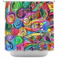 thumbnail image 1 of Shower Curtains - DiaNoche Designs - Rainbow Fragment, 1 of 1