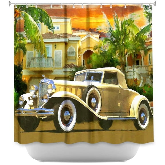 Shower Curtains - DiaNoche Designs - Serene Sunrise