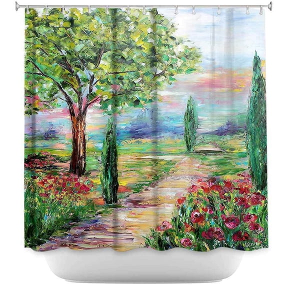 Shower Curtains - DiaNoche Designs - Tuscany Radiance