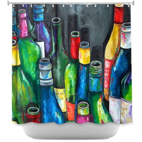 Shower Curtains - DiaNoche Designs - Wine Collection