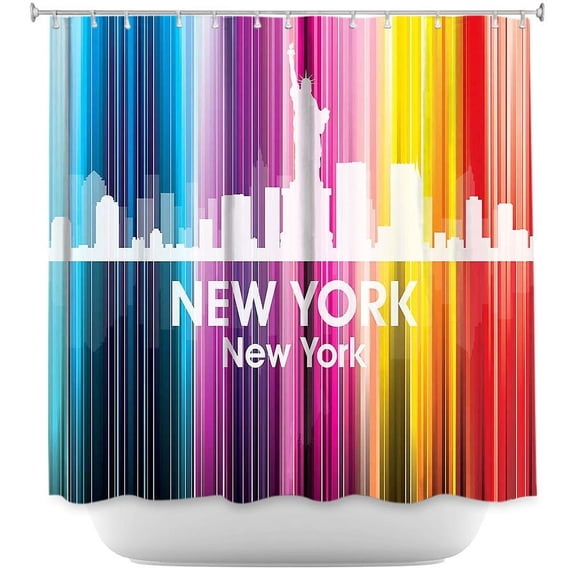 Shower Curtains 70" x 73" from DiaNoche Designs by Angelina Vick - City II New York New York