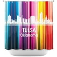 thumbnail image 1 of Shower Curtains 70" x 73" from DiaNoche Designs by Angelina Vick - City II Tulsa Oklahoma, 1 of 1