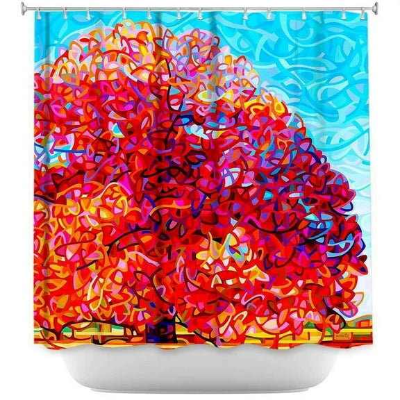 Shower Curtains - DiaNoche Designs by Mandy Budan - Buddha Tree