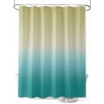 thumbnail image 1 of Shower Curtains Green and Yellow Ombre Bath Curtain Gradient Gradual Color Waterproof Bathroom Shower Curtain Set with Hooks Decoration 72 x 84 Inches, 1 of 7