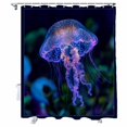 thumbnail image 1 of Shower Curtains Jellyfish Bath Curtain Ocean Marine Life Waterproof Bathroom Shower Curtain Set with Hooks Decoration 72 x 72 Inches, 1 of 7