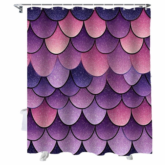 Shower Curtains Ombre Pink Texture Bath Curtain Abstract Wave Waterproof Bathroom Shower Curtain Set with Hooks Decoration 36 x 72 Inches