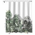 thumbnail image 1 of Shower Curtains Tropical Plant Bath Curtain Monstera Palm Tree Waterproof Bathroom Shower Curtain Set with Hooks Decoration 72 x 72 Inches, 1 of 7