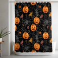 thumbnail image 1 of Shower Curtains for Bathroom-36"x72",Halloween Scary Pumpkins Waterproof Bath Curtain Grommet Shower Curtain Set with Hooks,, 1 of 9