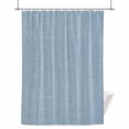 thumbnail image 1 of Shower Curtains for Bathroom-36"x72",Sky Blue Solid Color Waterproof Bath Curtain Grommet Shower Curtain Set with Hooks, 1 of 9