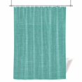 thumbnail image 1 of Shower Curtains for Bathroom-36"x72",Teal Green Solid Color Waterproof Bath Curtain Grommet Shower Curtain Set with Hooks, 1 of 9