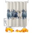 thumbnail image 1 of Shower Curtains for Bathroom-60"x72",Fall Pumpkin Leaf Waterproof Bath Curtain Grommet Shower Curtain Set, 1 of 7