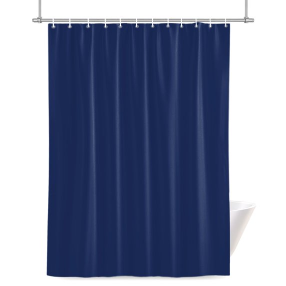 Shower Curtains for Bathroom-72"x78",Solid Pure Cyan Blue Waterproof Bath Curtain Grommet Shower Curtain Set with Hooks