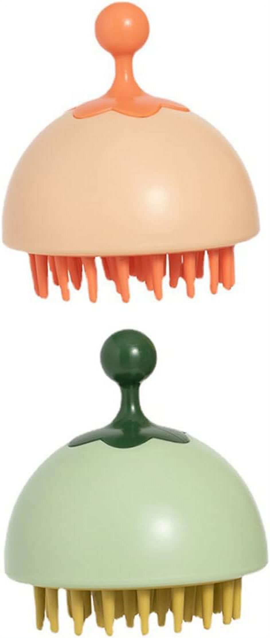 Shower Dandruff Brush Hair Cleansing Brush 2Pcs Head Scrubber Scalp