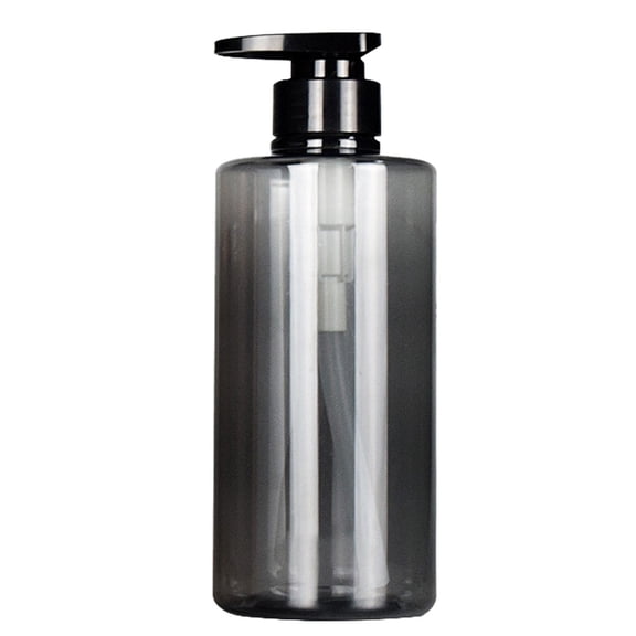 Shower Dispensers, Refillable Bottles for Shampoo, Conditioner, Body Wash, Lotion(Dark Gray,500ml)