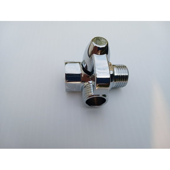 Go Green Showers Shower Diverter, 1 Mode, Wall Mount, Chrome Steel Showerhead