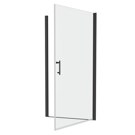 Shower Door 1 3/8" adjustment,universal pivot shower door, open outside, with 1/4" tempered glass finish 3472,Glass Shower Door