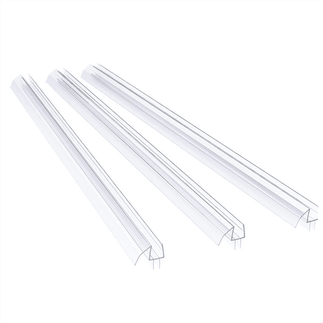 Shower Door Bottom Seal 3 Section Sectional Shower Installation Kit