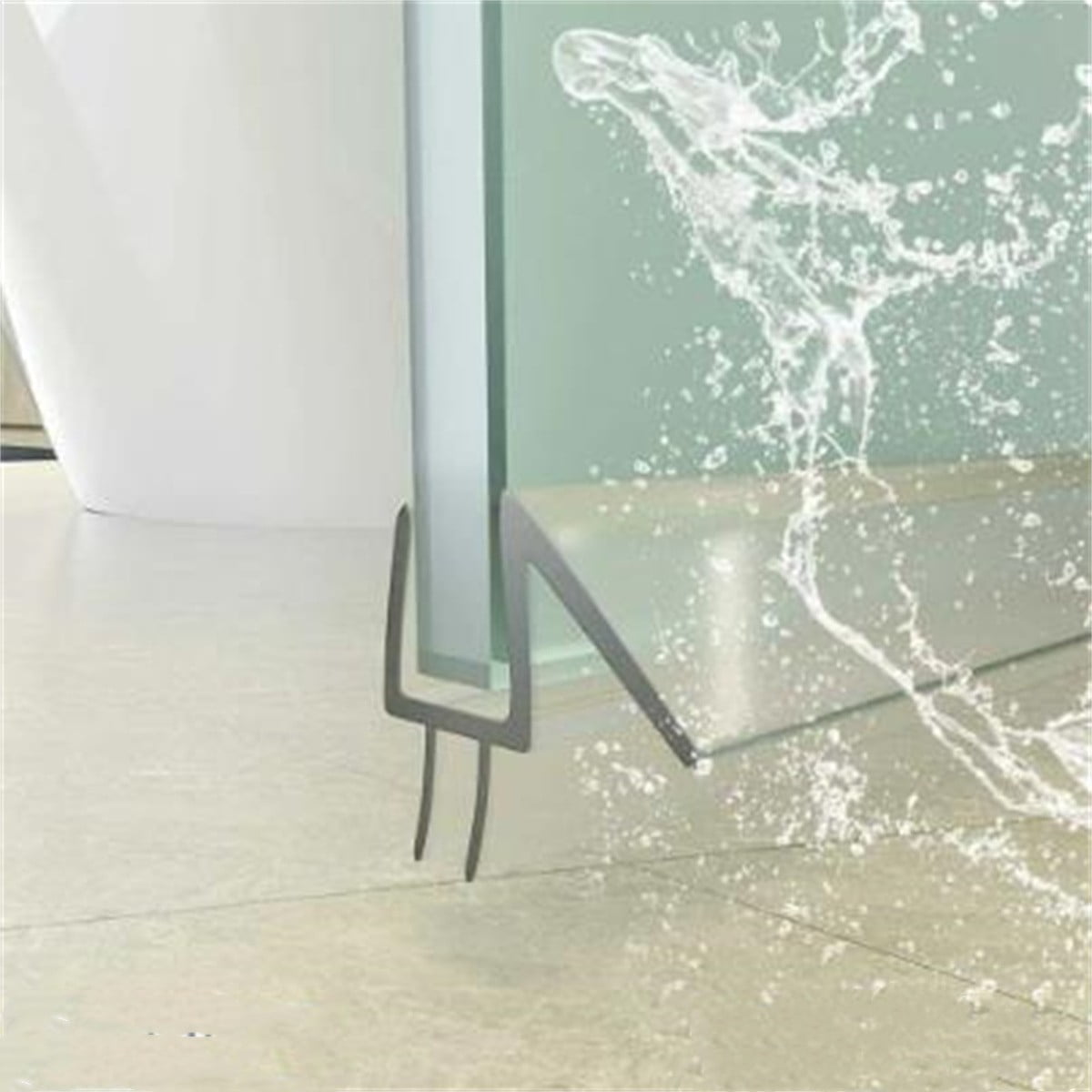 Shower Door Bottom Seal, 3Pack Door Seal for Bathroom, Stop Shower Leaks and Create a Water ...
