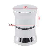 Shower Door Handle Knob Replacement for Glass Doors Chrome Silver Abs Plastic Single Hole Bathroom Accessory Fits 8-12Mm Punching Chrome