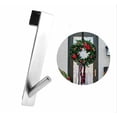 thumbnail image 1 of Shower Door Hooks,Stainless Steel Towel Hook for Bathroom Frameless Glass Shower Door- 5" Hook, Silver, 1 of 5