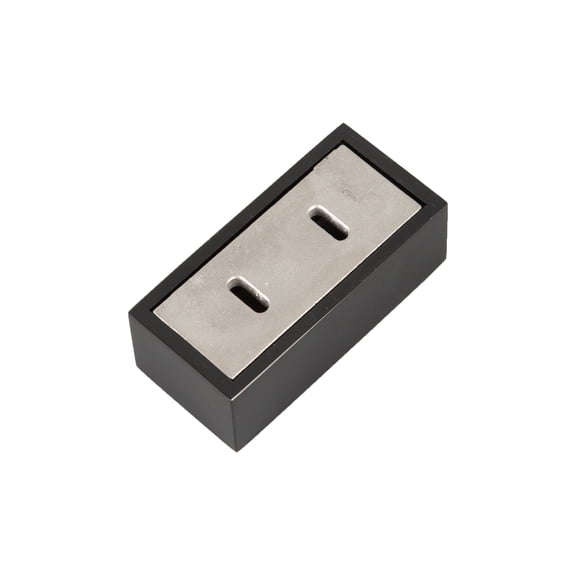 Shower Door Rod Bracket Only, Matte Black 22D03P04MB-1 Matte Black + Stainless Steel
