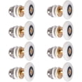 thumbnail image 1 of Shower Door Roller Replacement Part, Corrosion Resistant Ball Bearing Smooth Running Rollers, 8Pcs High Quality For Sliding Shower Doors Framed And Frameless, 1 of 5