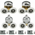 Shower Door Rollers, 25mm Diameter Home Sliding Shower Door Replacement