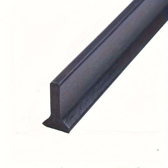 Shower Door Seal Strip Rubber Bathroom Shower Water Guard Black Under Door Gap Filler for Walk in Shower Threshold