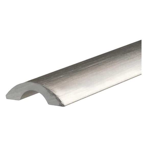 Shower Door Threshold 31 Inch - Half Round Frameless Replacement Seal for Bathroom; Water Dam; Prevents Leaks; Easy Install
