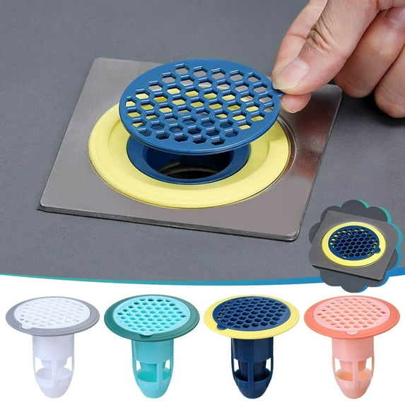 Shower Drain under $5! Xqxayjr Silicone Shower Drain Cover, Bathroom Floor Drain Filter, Hair Catcher Strainer, Anti-Odor Drain Cover, Removable Drain Stopper, Universal Drain Protector