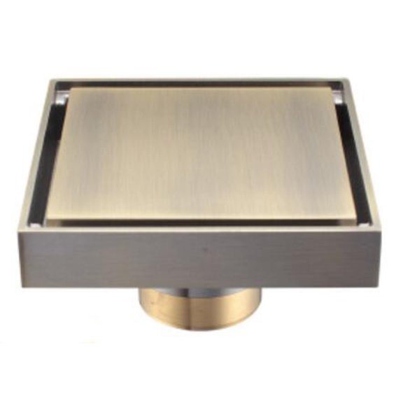 Shower Drain Bathroom Floor Drain Tile Insert Square Anti-odor Floor Waste Grates