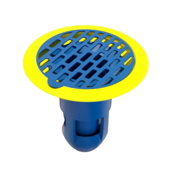 Shower Drain Bathroom Insert Floor Drain Backflow Preventer Drain Valves s Drain Strainer for Bathtub Sink Sewer Blue