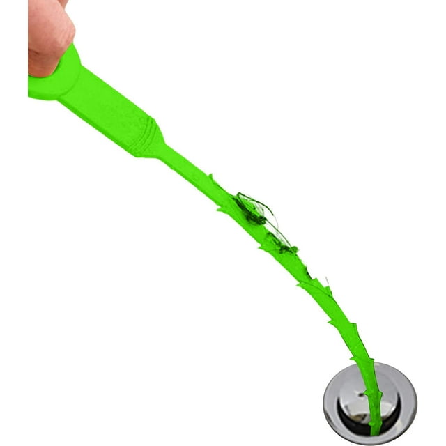 Shower Drain Clog Remover, Hair Snake Tool Drain Opener, 21 Inch Toilet