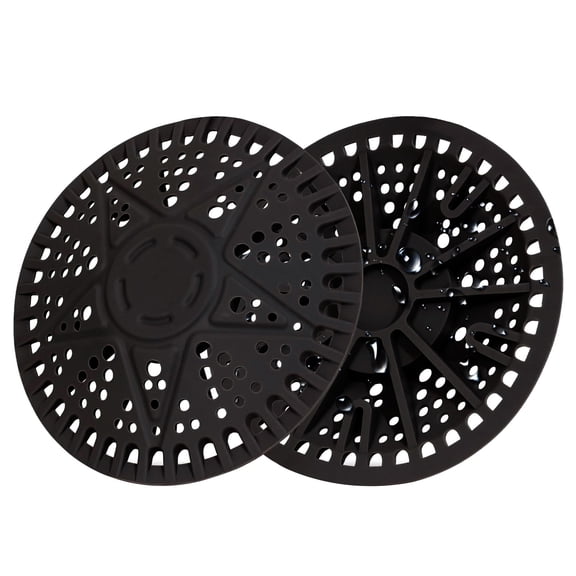 Livease 2pc Universal Large Shower Strainer, 5.5" Drain Cover,Drain Hair Catcher for Shower,Bathroom