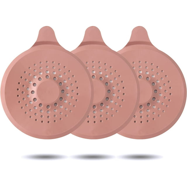 Shower Drain Hair Catcher, Durable Silicone Shower Drain Covers Hair