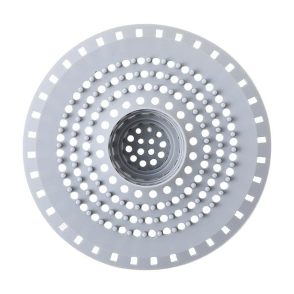 Shower Drain Hair Catcher Weighted Hair Stopper for Floor Drain, Clog Preventer, Hair Trap for Long Hair & Pet Hair