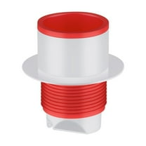 Shower Drain Plug Insert - 50mm One Way Valve Drain Cover, Anti-Backflow Pipe Stopper for Bathroom Sink, Kitchen & Floor Drains - Odor Blocking Seal