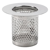 Shower Drain Strainer Hair Silver Stainless Steel Sink Strainer Kitchen Bathroom A YIWEI