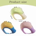 thumbnail image 1 of Shower Essentials Reusable Shower Cap Cap Shampoo Cap Baby Cartoon Shower Cap Shield Soft Adjustable Visor Bathing Hat With Eye And Ear, 1 of 8