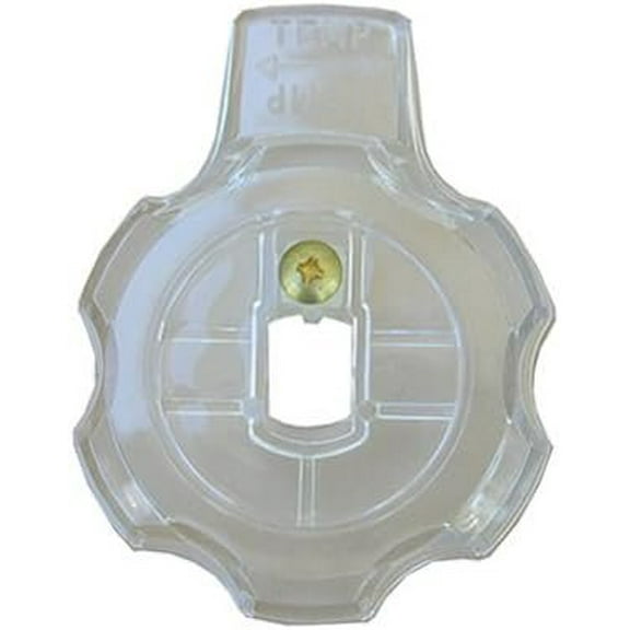 Shower Faucet Handle, Single-Lever, Clear