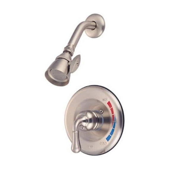 Shower Faucet Pressure Balanced With Temperature Limit Stop - Satin Nickel Finish