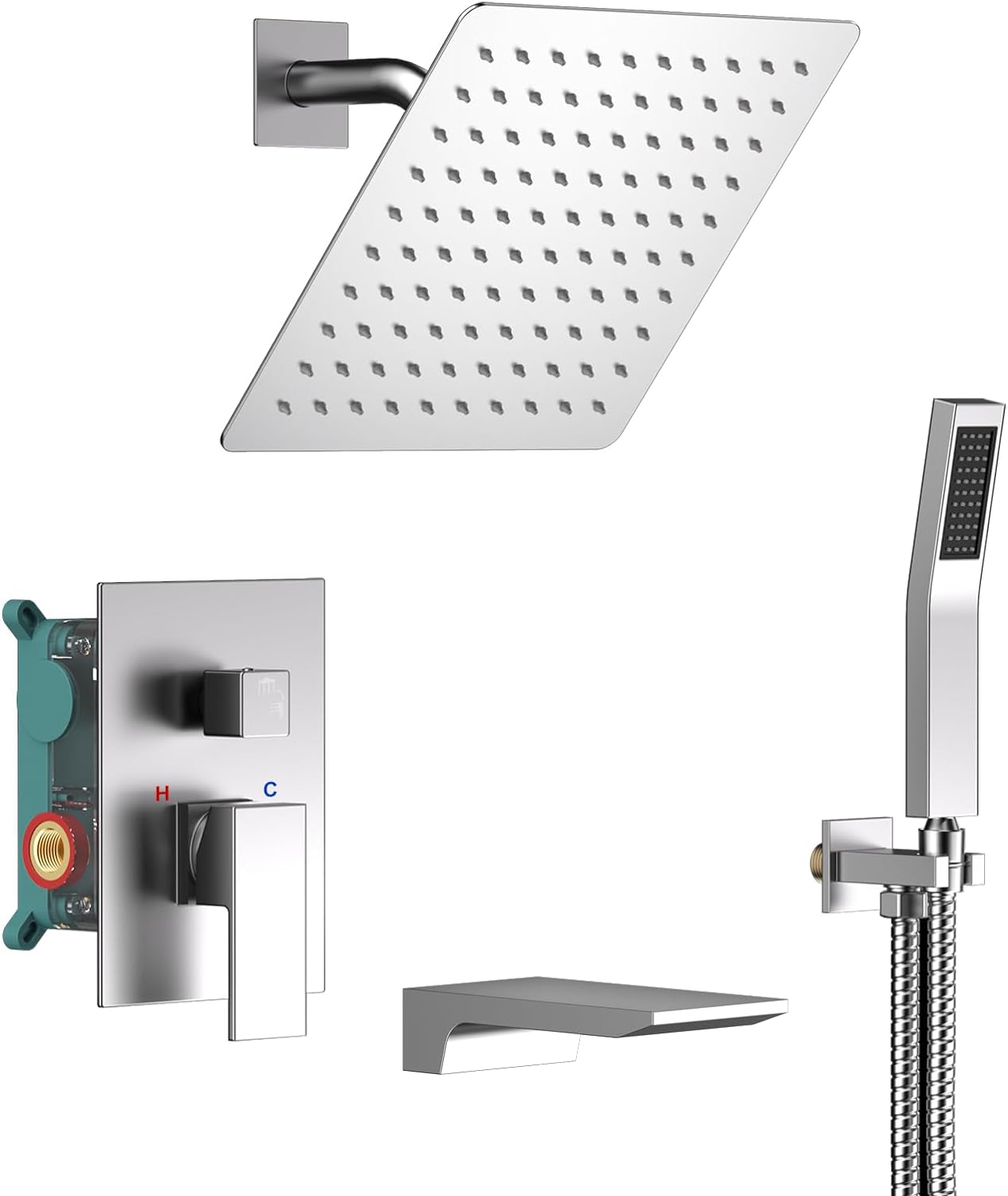 Delta Compel Monitor 17 Series Tub & Shower Trim, Chrome