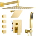 thumbnail image 1 of Shower Faucet Set Shower Systems, Way Shower Faucet with in Handheld, Ceiling Mount Dual Rain Shower Head for Two People Shower Head-Handheld-Wall Mounted, Chrome), 1 of 5