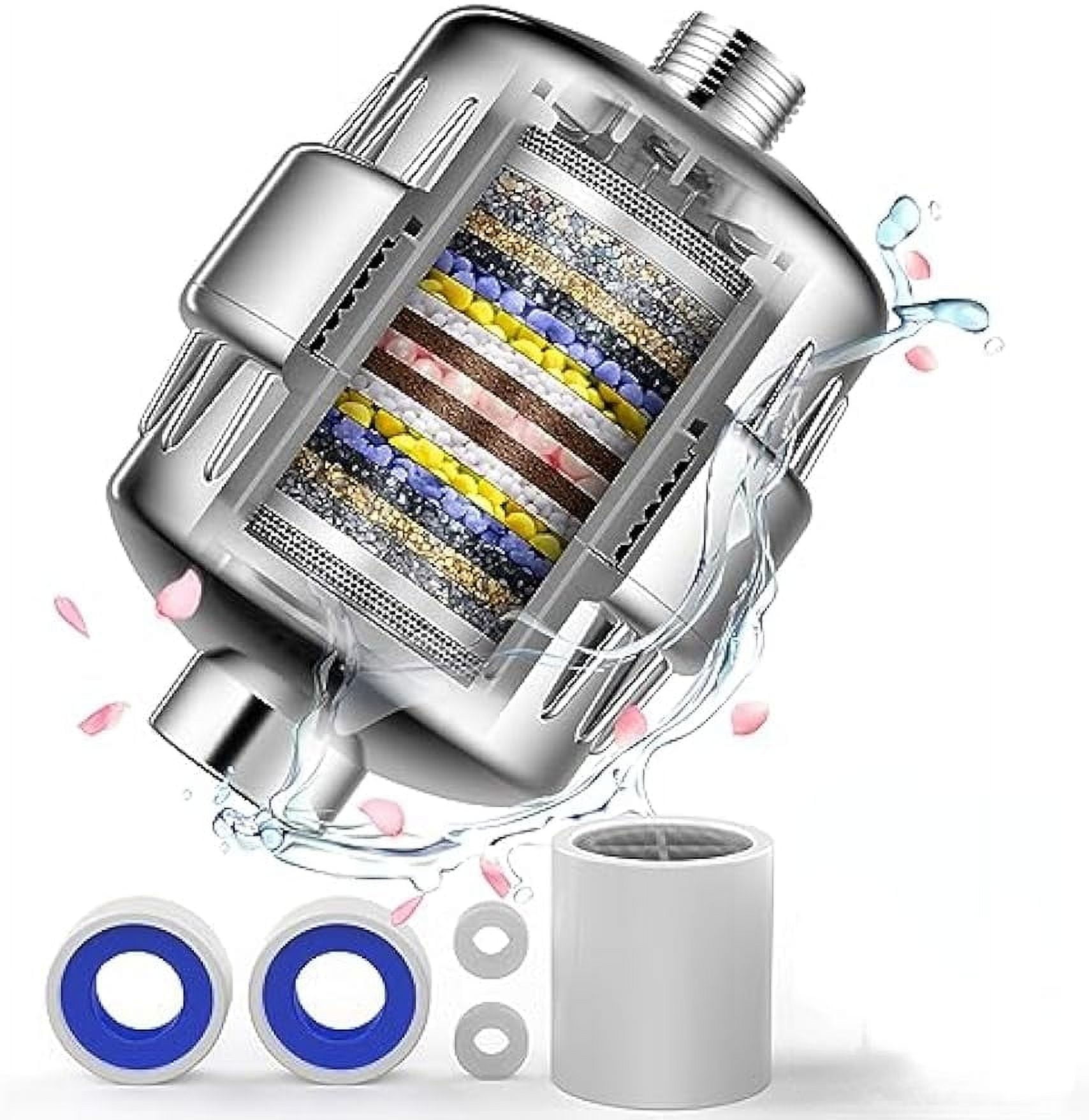 Shower Filter, 20Stage Shower Head Filter For Hard Water, Shower Water Filter With Replaceable