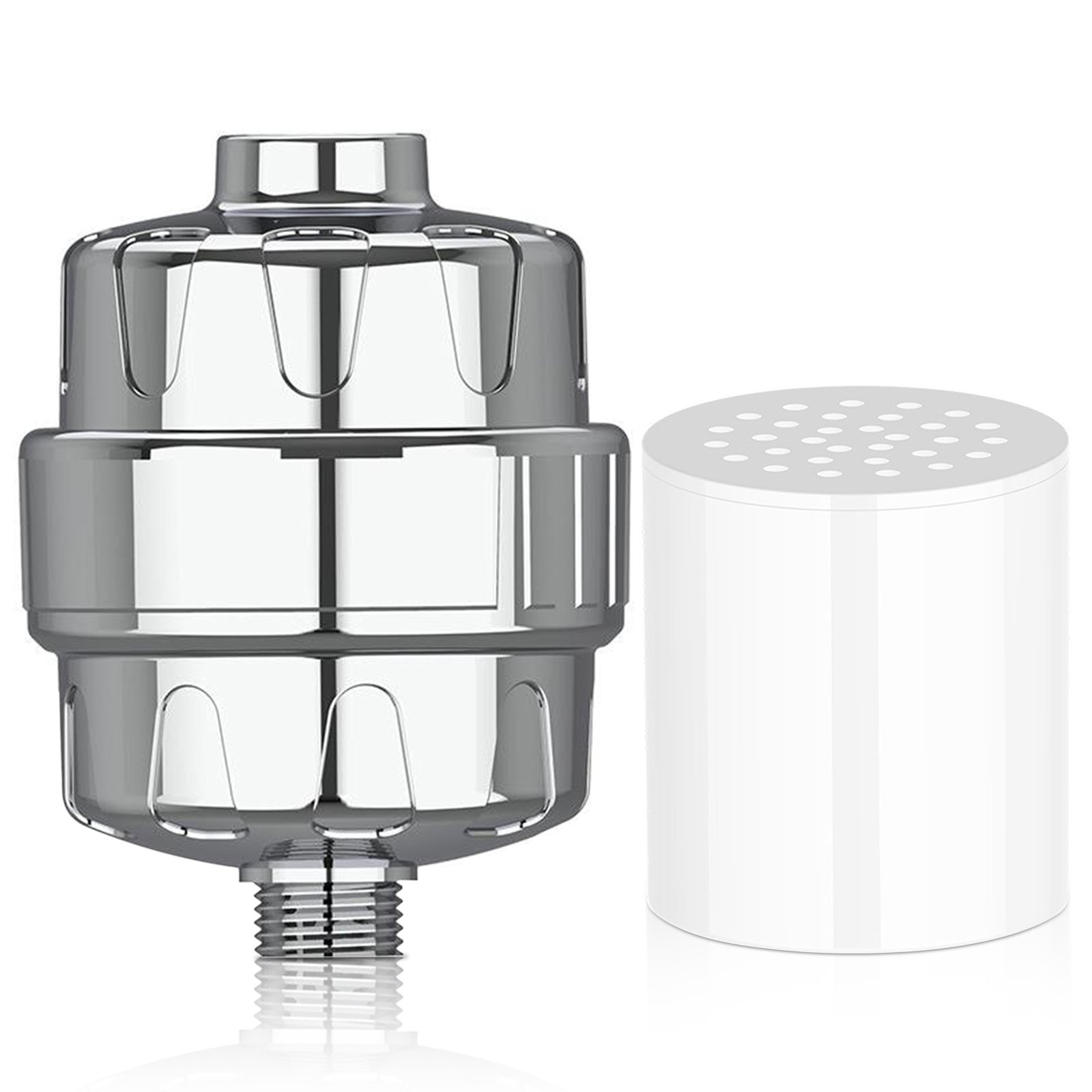 Shower Filter 20Stage for Hard Water Chrome Finish, Removes Chlorine